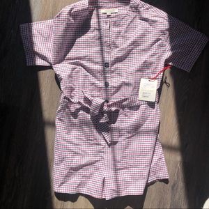 The Good Jane Romantico Gingham Romper